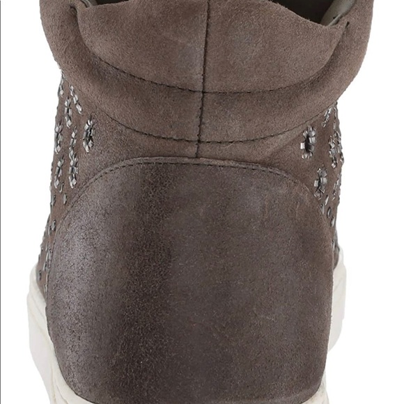 BESTINDA HIGH-TOP SNEAKER size 7.5 Dark Grey - Picture 8 of 10